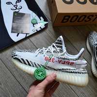 Чоловічі кросівки Adidas Yeezy Boost 350 V2 'White Zebra' 40-45