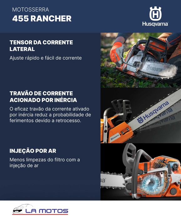 Motosserra Husqvarna 455 RANCHER