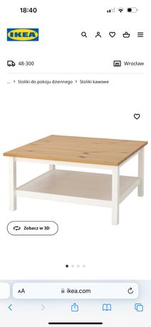 Stolik kawowy hemnes