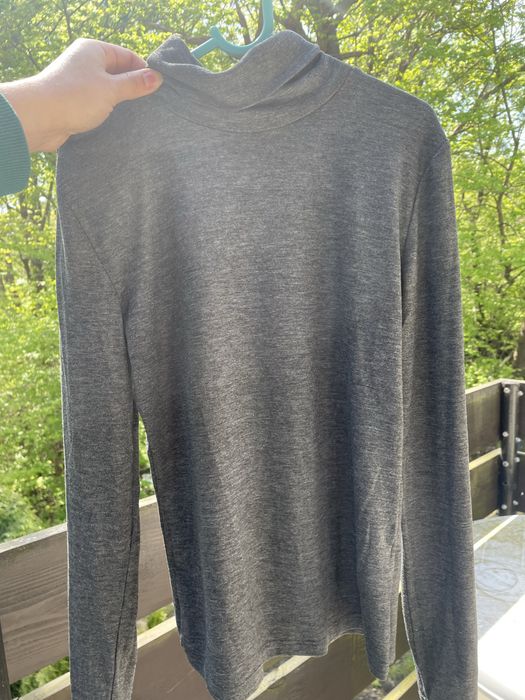 Cienki szary golf, XS-S