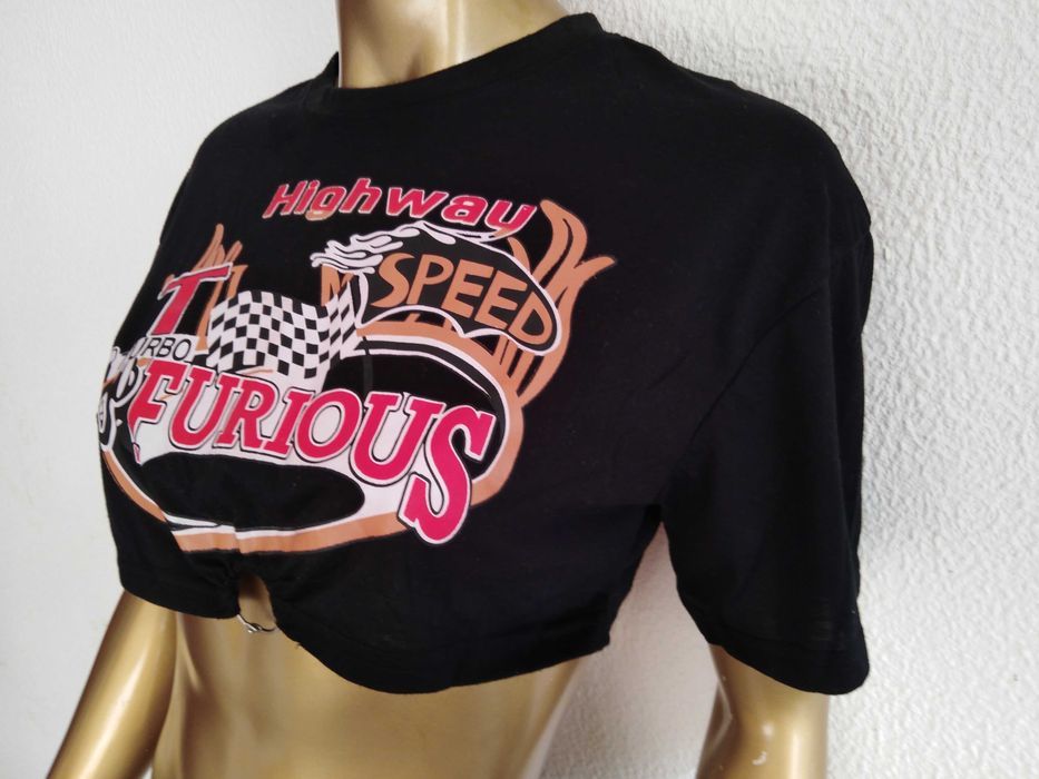 Top Negro Shein Highway Turbe Speed Furious S-36