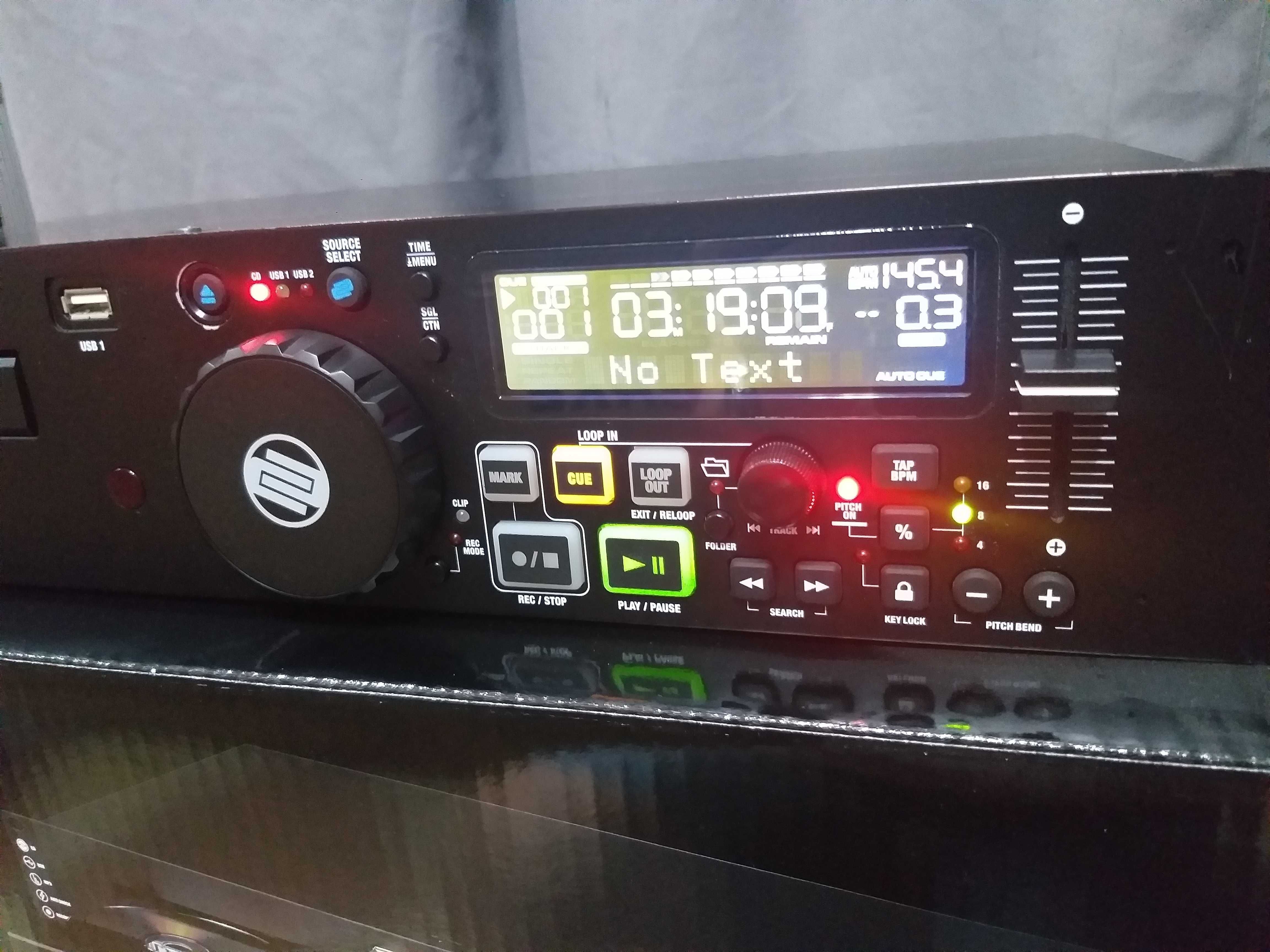 Odtwarzacz DJ mp3,cd,usb - Reloop RMP1700 RX +pilot,pudełko,instrukcja