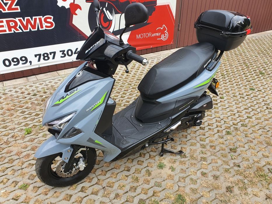 NOWY Skuter BARTON FLASH 50 4T Transport RATY KUFER zarejestrowany