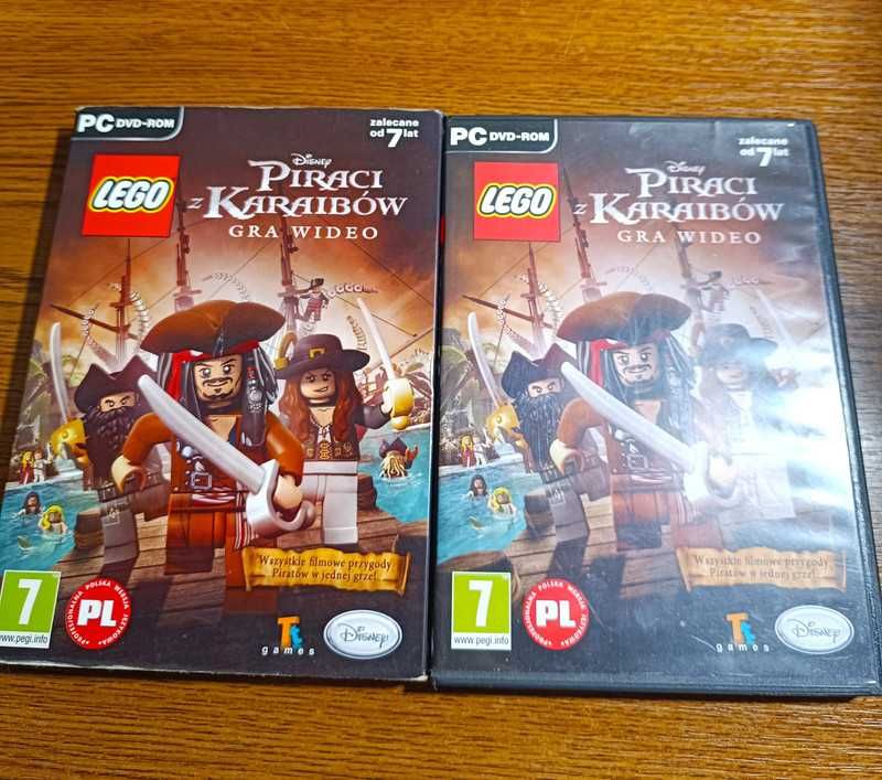 Gry dla dzieci na komputer PC Lego Piraci z Karaibów DVD Rom płytka
