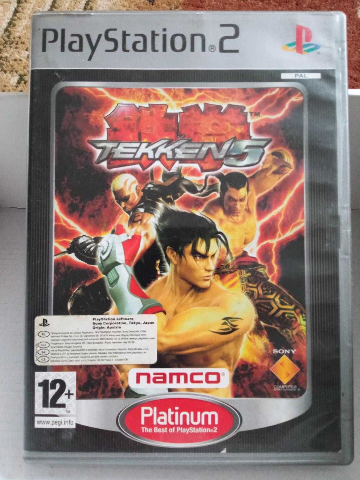 Gra TEKKEN 5 PS2 bijatyka Wydanie PL