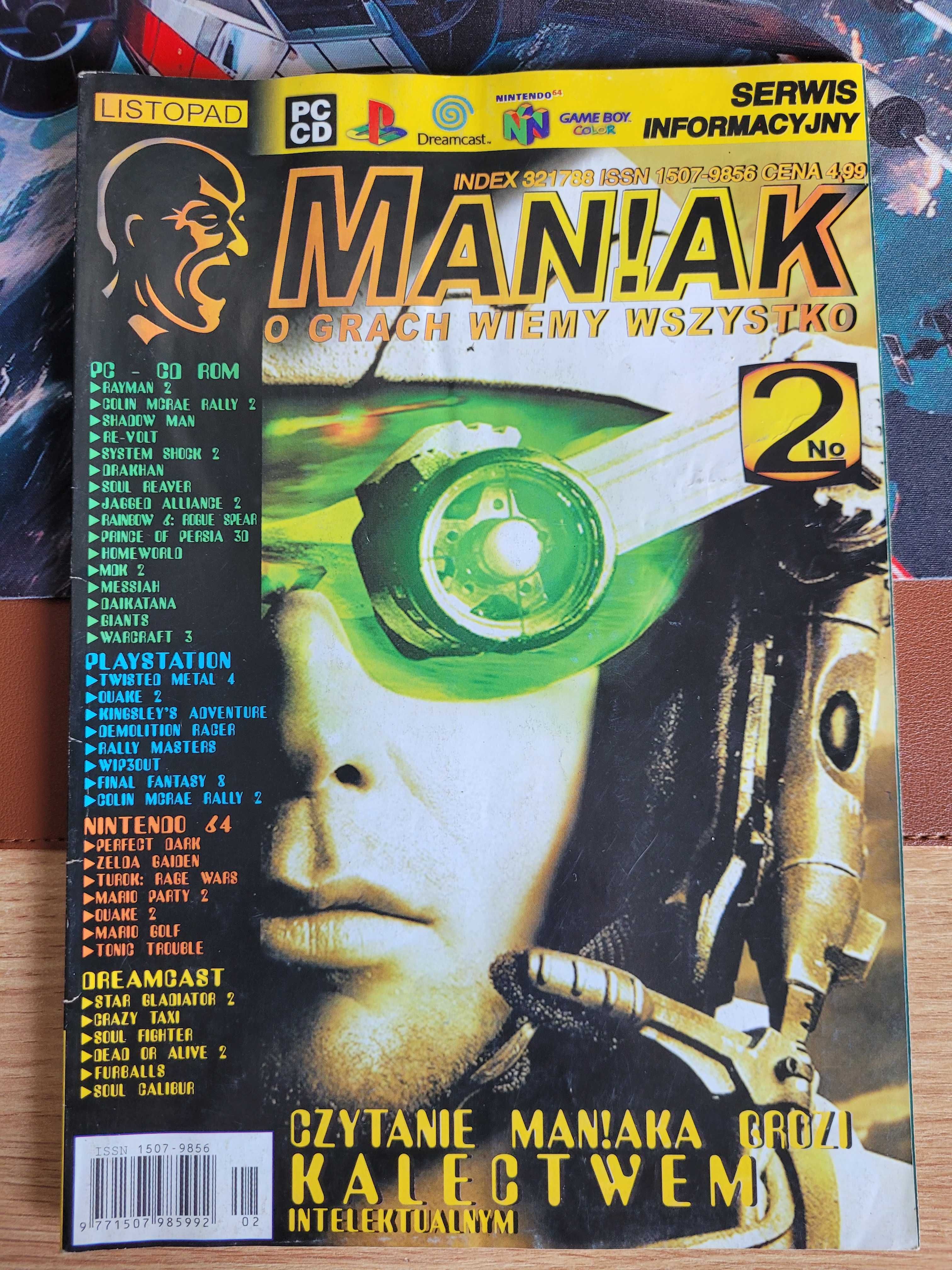 Maniak nr. 2 Listopad 1999