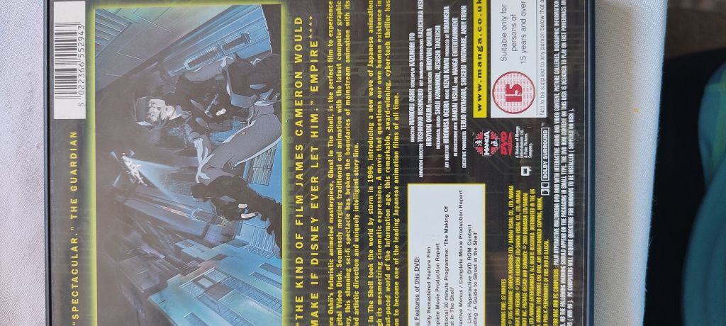 Ghost in The Shell , kultowy cyberpunkowy thriller, tech noir,