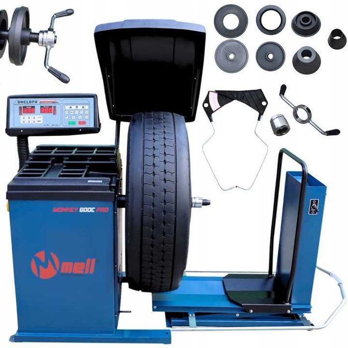 Wyważarka do kół ciężarowych 26″ z windą 230V MellPro