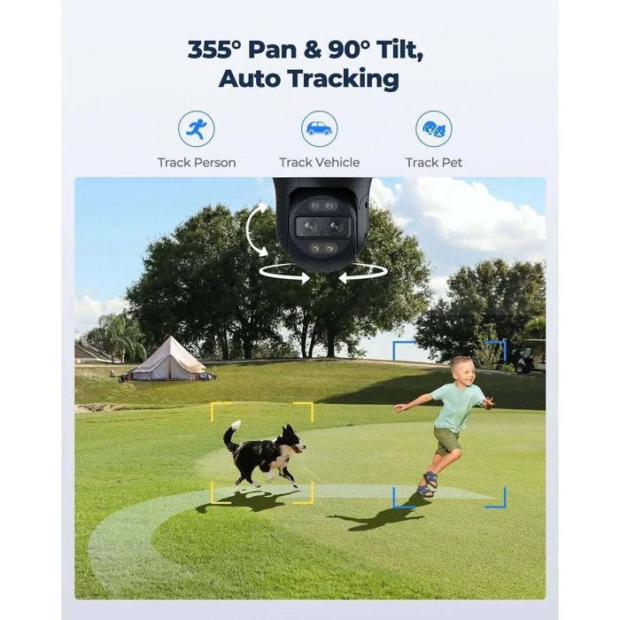 Reolink TRACKmix seria P760 POE obrotowa 8MP