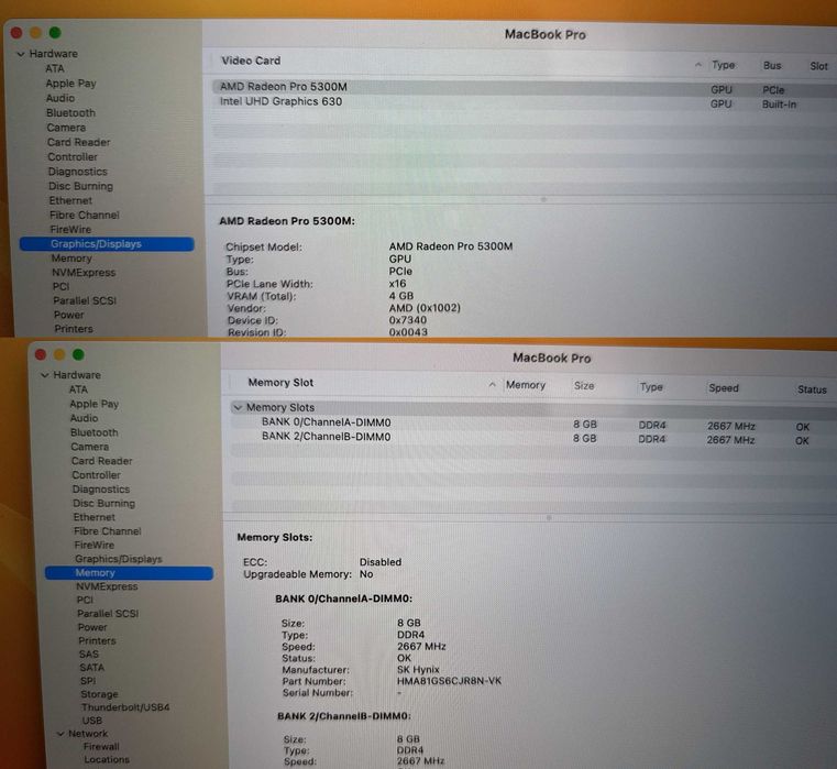 MacBook Pro 16 2019 ІдеалСтан i7 2.6 16Gb 512gb БезДефектів, АКБ 99.5%