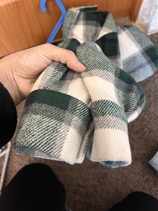 Тепла рубашка в клітинку