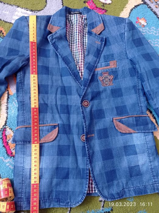 Піджак, шкільний, пиджак, жакет, джинсовий