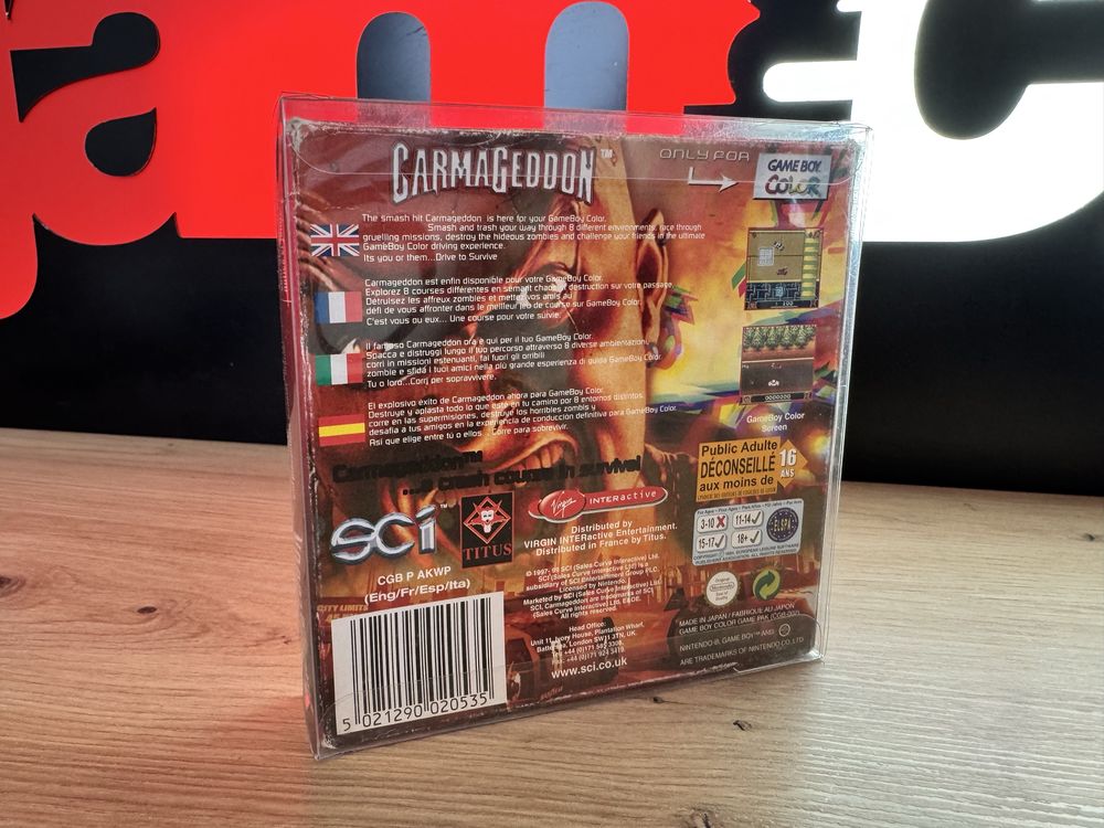 Carmageddon EUR Game Boy Color CIB Oryginalna gra zestaw box