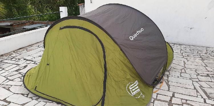 Tenda Decathlon 2 seconds Air grande com janelas para campismo camping