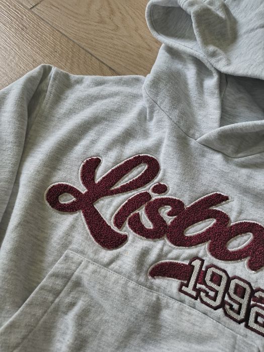 Szara bluza z kapturem z napisem Zara rozmiar 120 dla chłopca