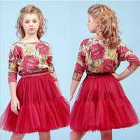 Продам нарядный  комплект платье ТМ Зиронька, размер  134, 140, 146