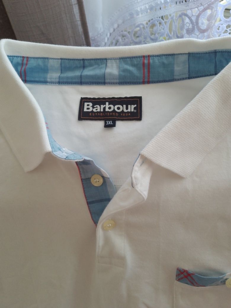 Koszulka polo męska 3 XL biała cotton