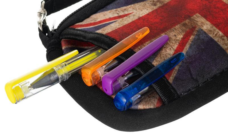 etui kolorowe-piórnik/portmonetka dla dzieci - loren