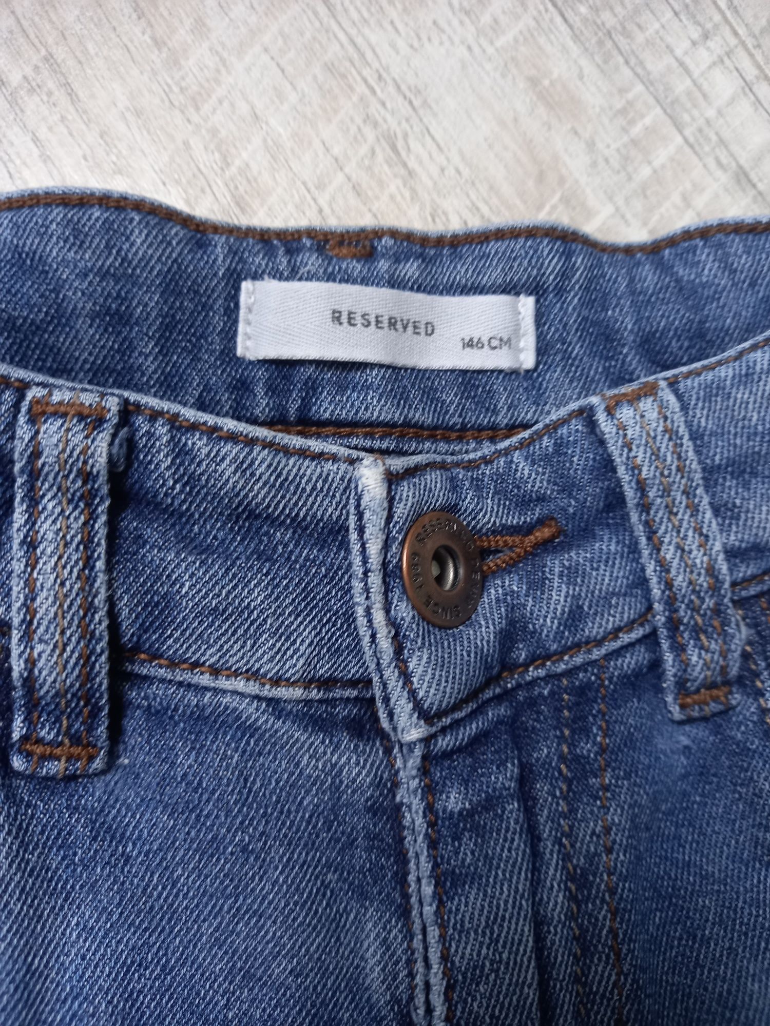 Jeansy Reserved rozm 146