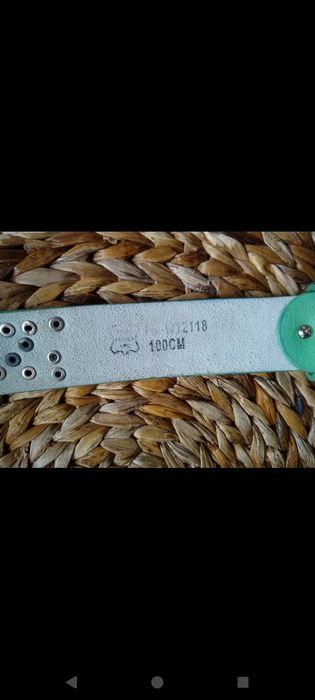 Damski pasek z ozdobnymi ćwiekami, Obwód w pasie 98-108 cm