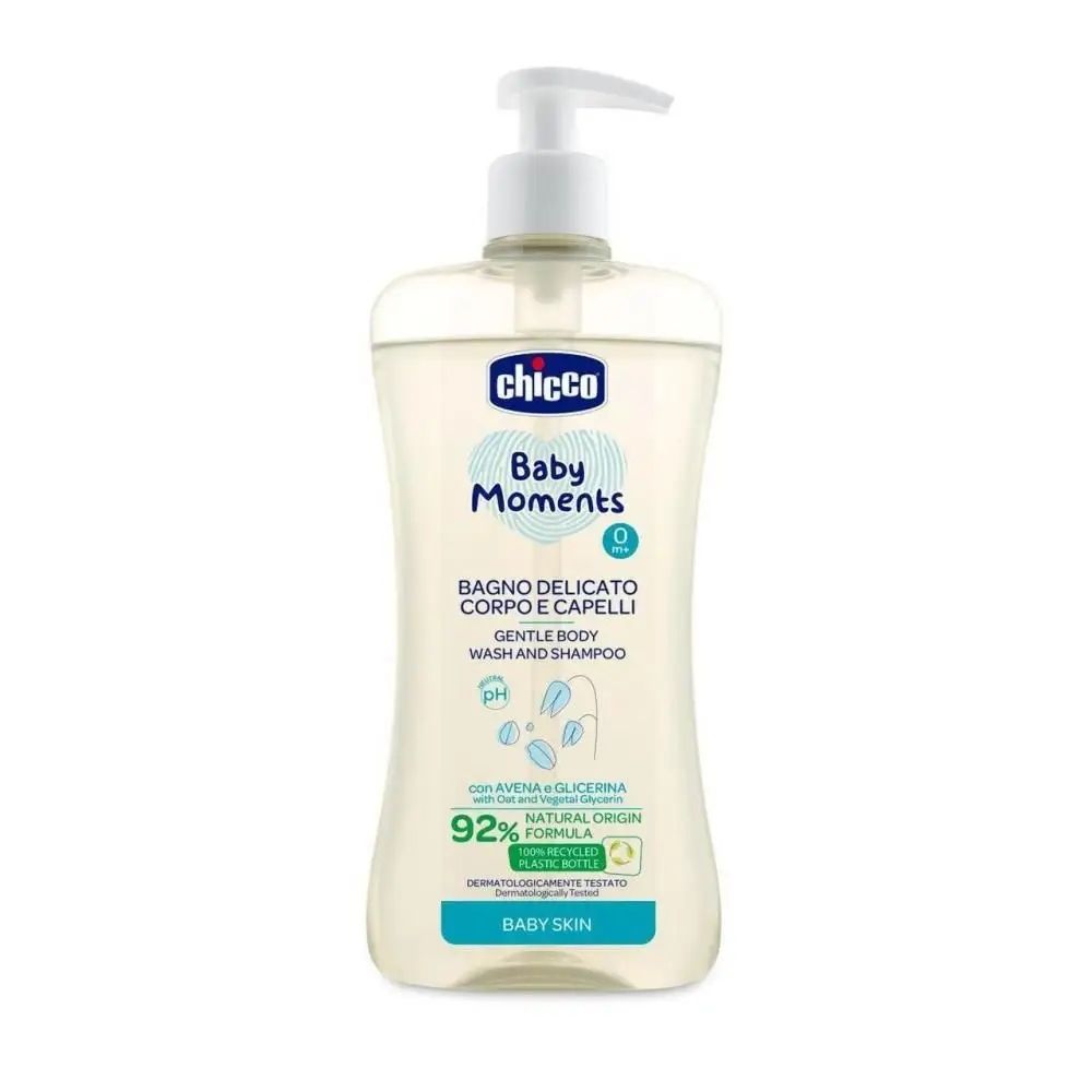 Chicco Płyn Do Mycia Ciała I Włosów 500 Ml 0 M +