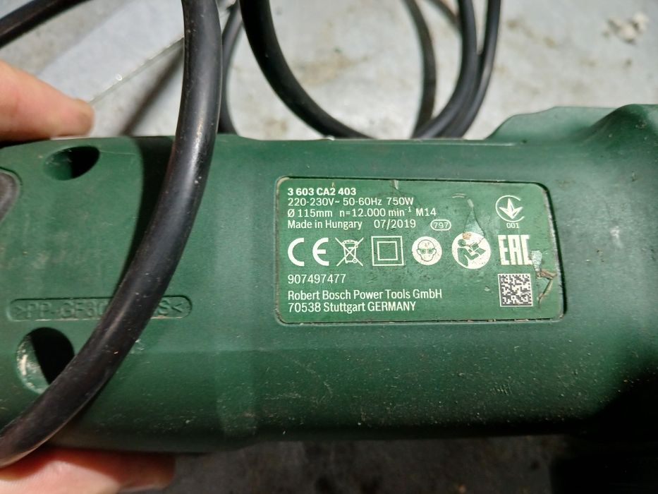 Rebarbadora BOSCH 750-115 AVARIADA