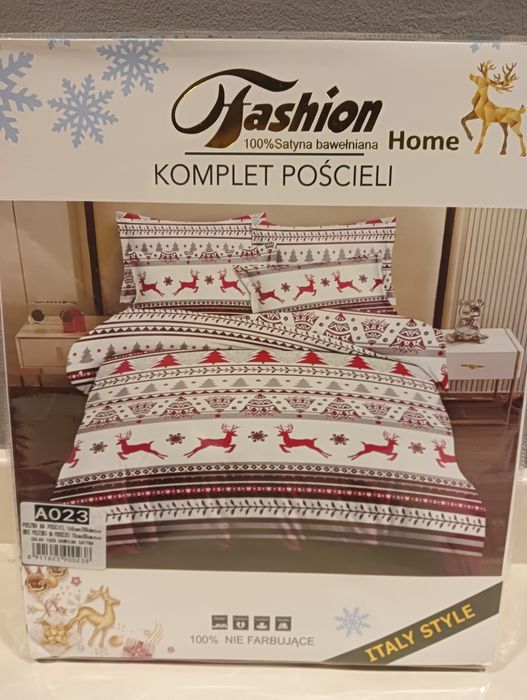 Komplet pościeli świątecznej 160x200