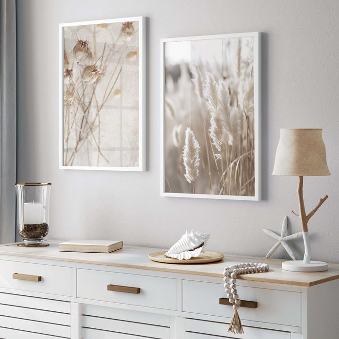 ZESTAW PLAKATÓW 2cz 50x70 cm Natura Boho (flow17)