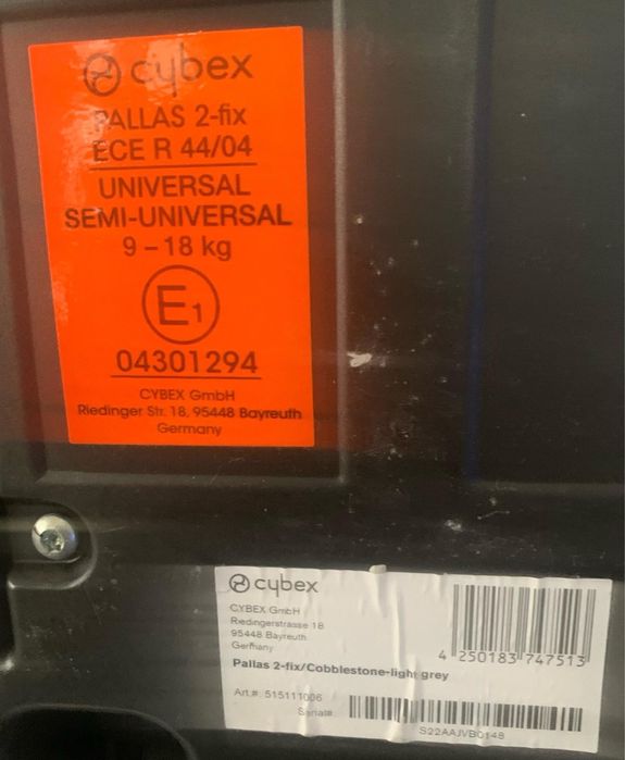 Cadeira auto Cybex Pallas 2-fix