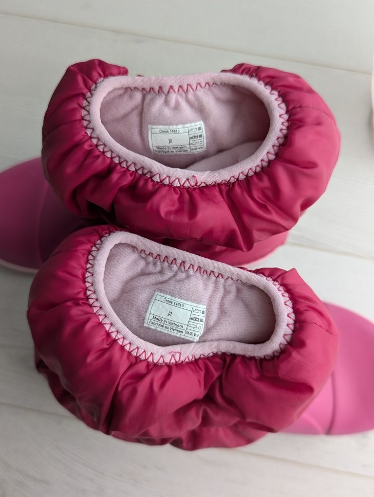 Дитячі чоботи Crocs Winter Puff Boot J2