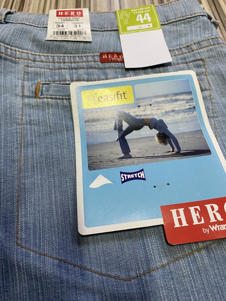 Spodnie damskie jeans 34/31 pas 88 cm komplet 2 sztuki nowe Wrangler