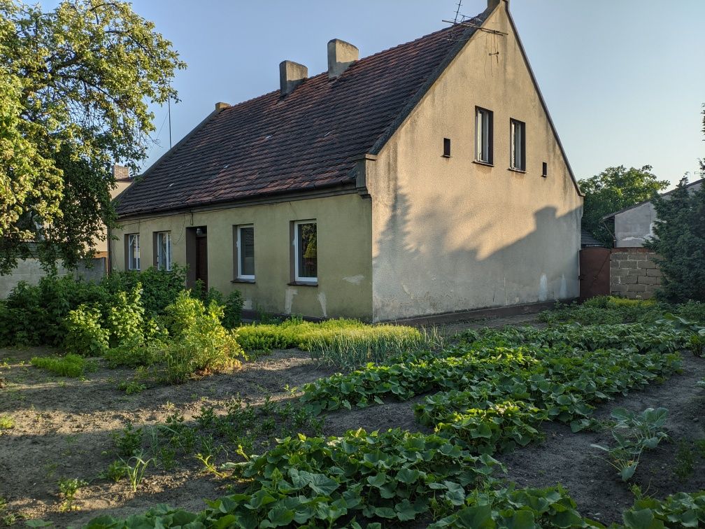 Dom z ogrodem i budynkiem gospodarczym