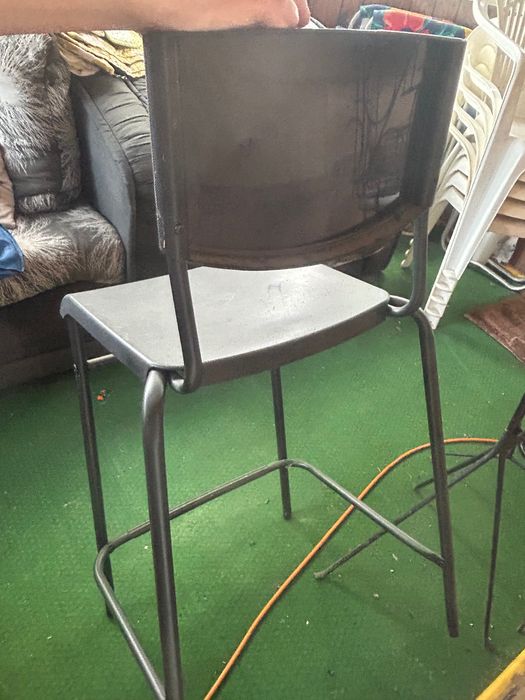 Hoker Ikea Stig, czarny, w bardzo dobrym stanie