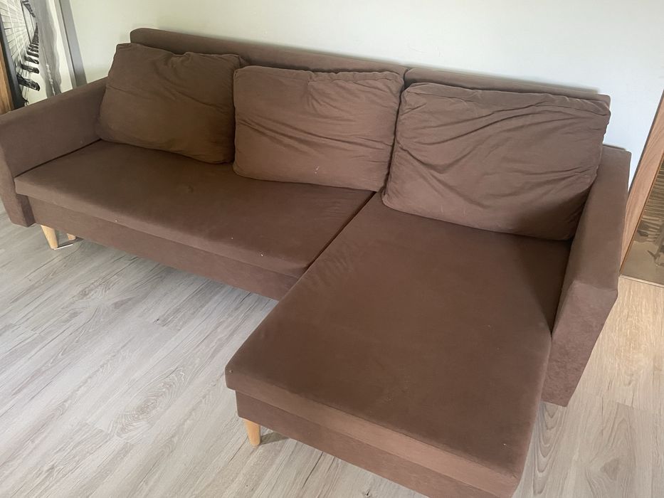 Narożnik z funkcja spania