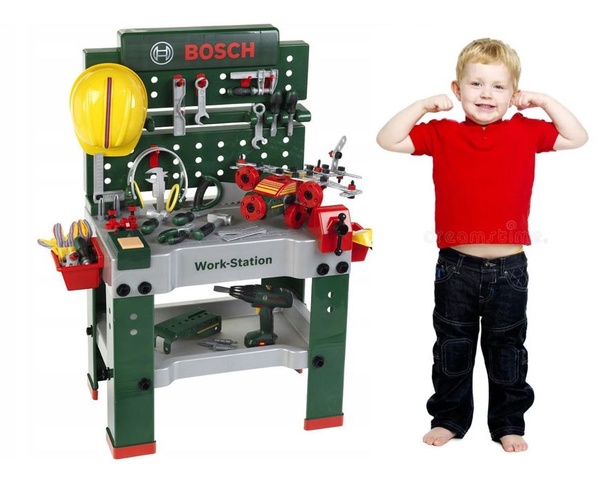 Warsztat Bosch Klein 8485 Zestaw Z Narzędziami I Wkrętarką LED Prezent