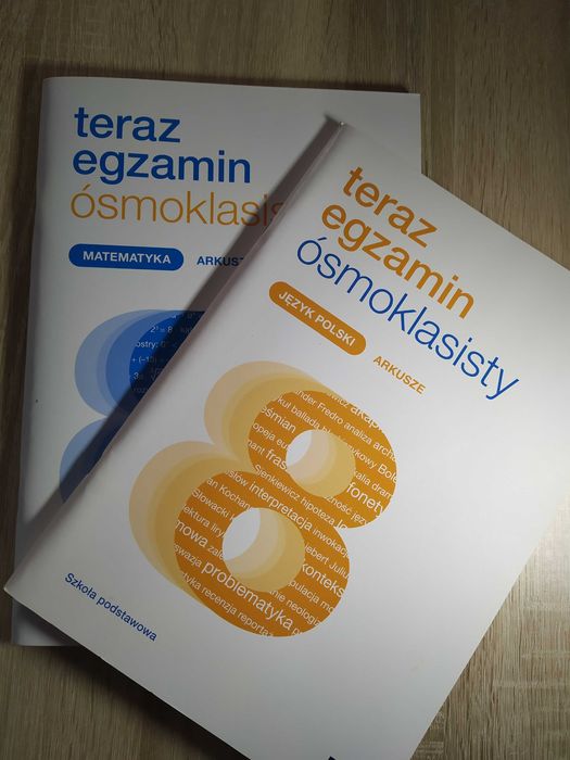teraz egzamin ósmoklasisty, arkusze matematyka+język polski