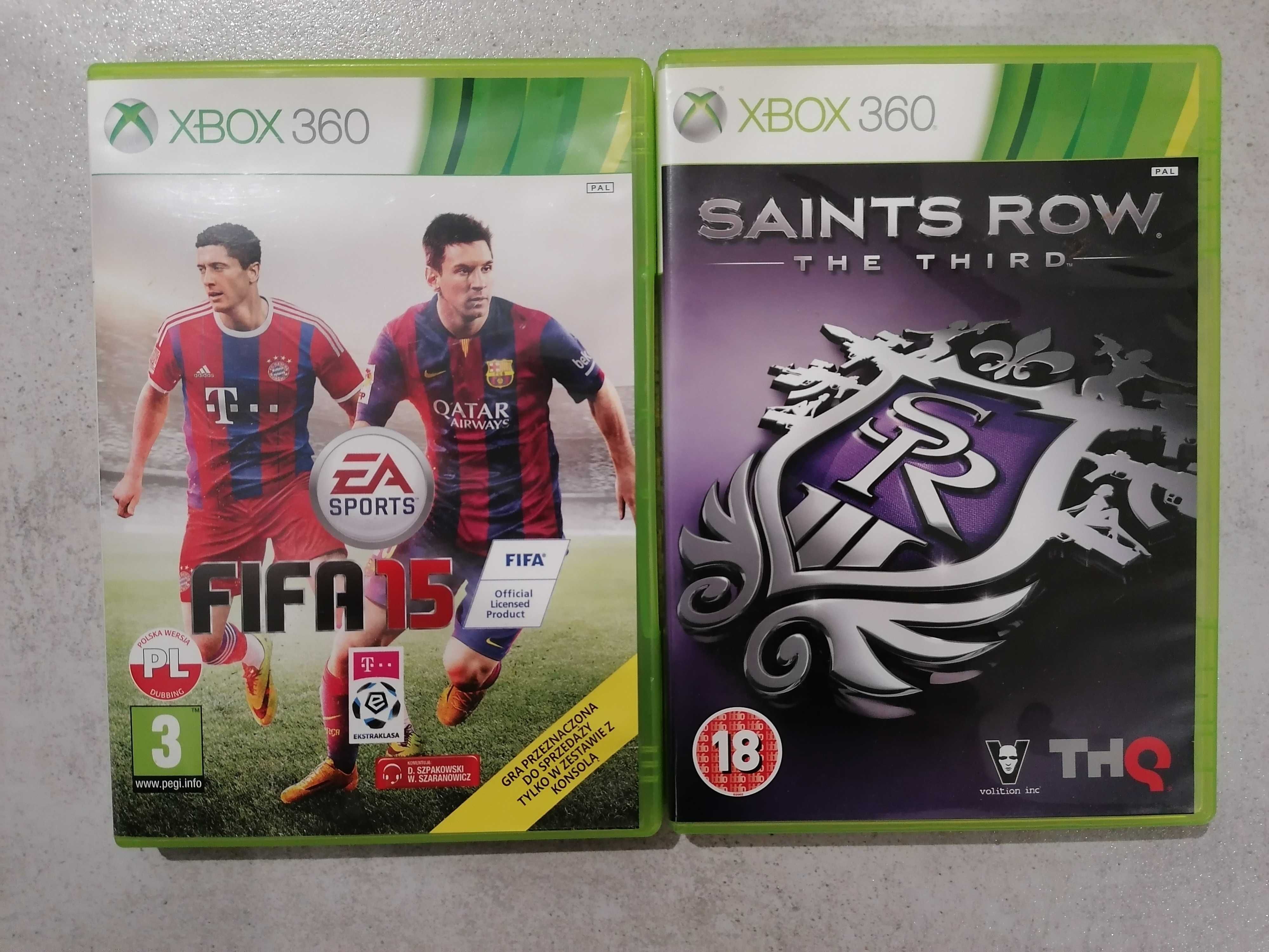 Xbox 360 500gb 1pad Fifa15 Saint Rów The Third