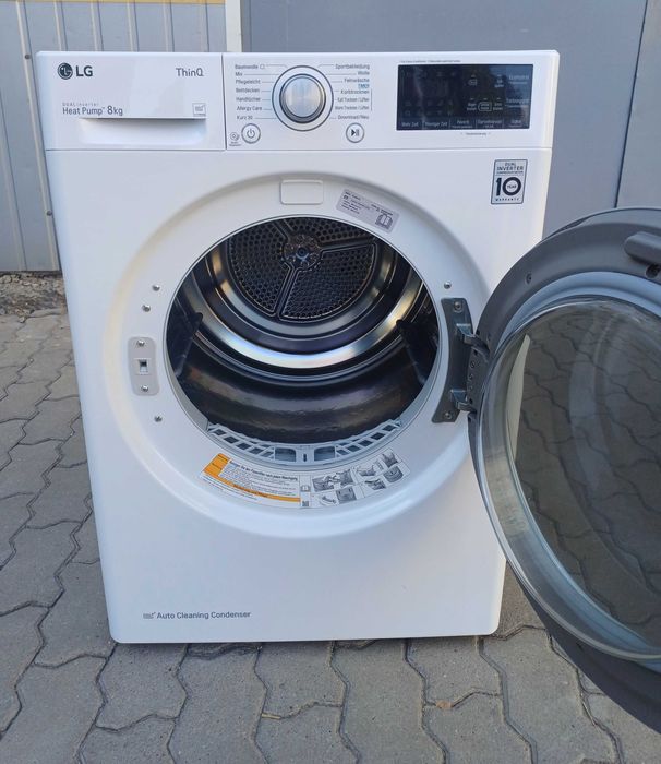 Сушильна машина LG RT8DIH1Q DUAL Inverter Heat Pump LG ThinQ по Wi-Fi