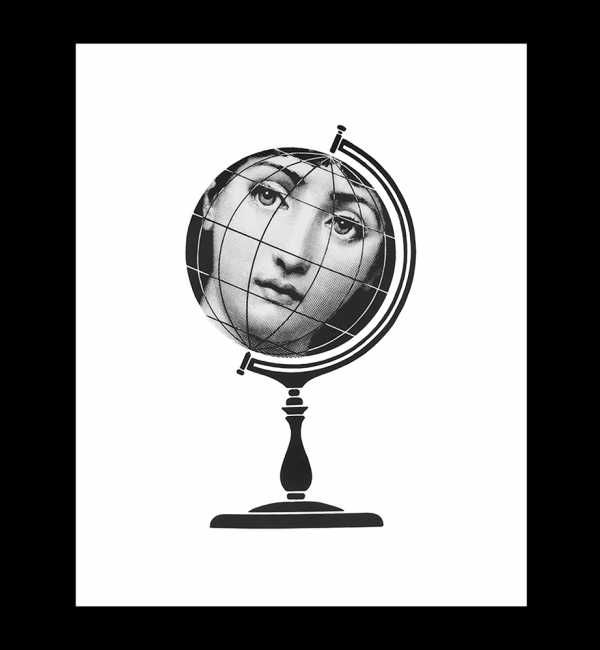 Plakat, Fornasetti - Globus