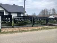 Ogrodzenie przeslo ogrodzeniowe palisada panelowe