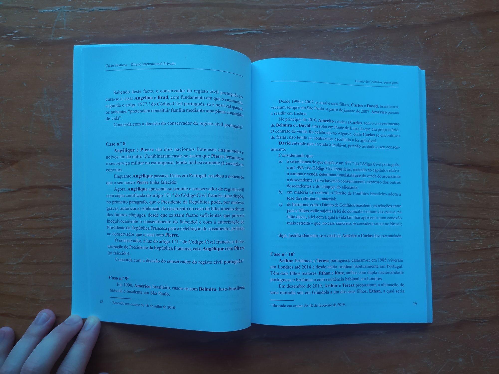 Direito Internacional Privado - Casos Práticos