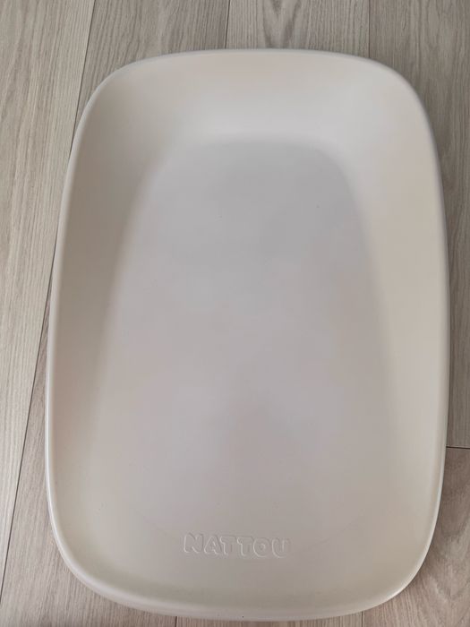 Nattou mata do przewijania beżowa