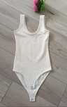 Białe prążkowane body Sinsay XS