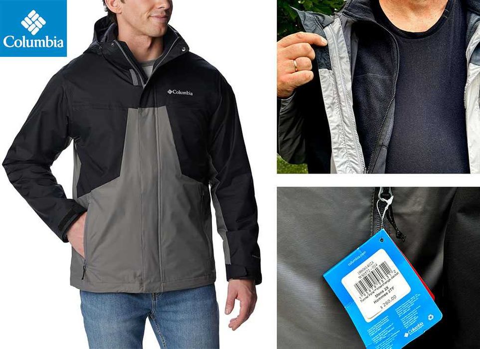 Чоловіча куртка 3 в 1 Columbia Tunnel Falls Interchange - 2X