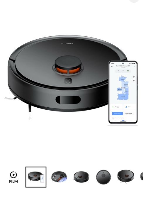 Odkurzacz automatyczny xiaomi s20 z funkcja lidar gwarancja na 18 mies
