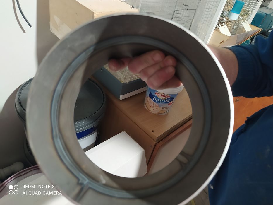 Przejście kominowe do kominka firmy kratki