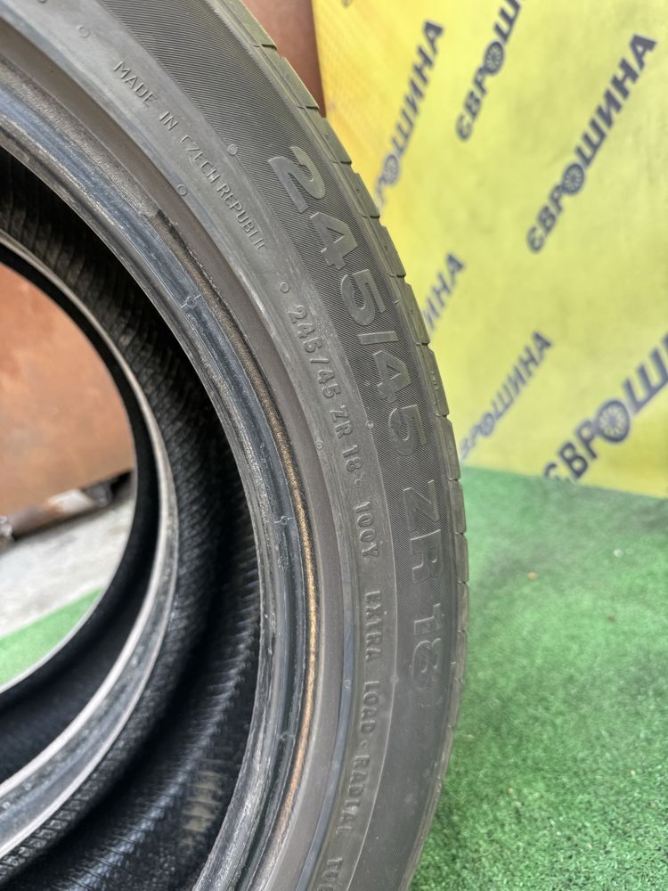 Шини Continental ContiSportContact 3 245/45r18 Літо Склад б/у