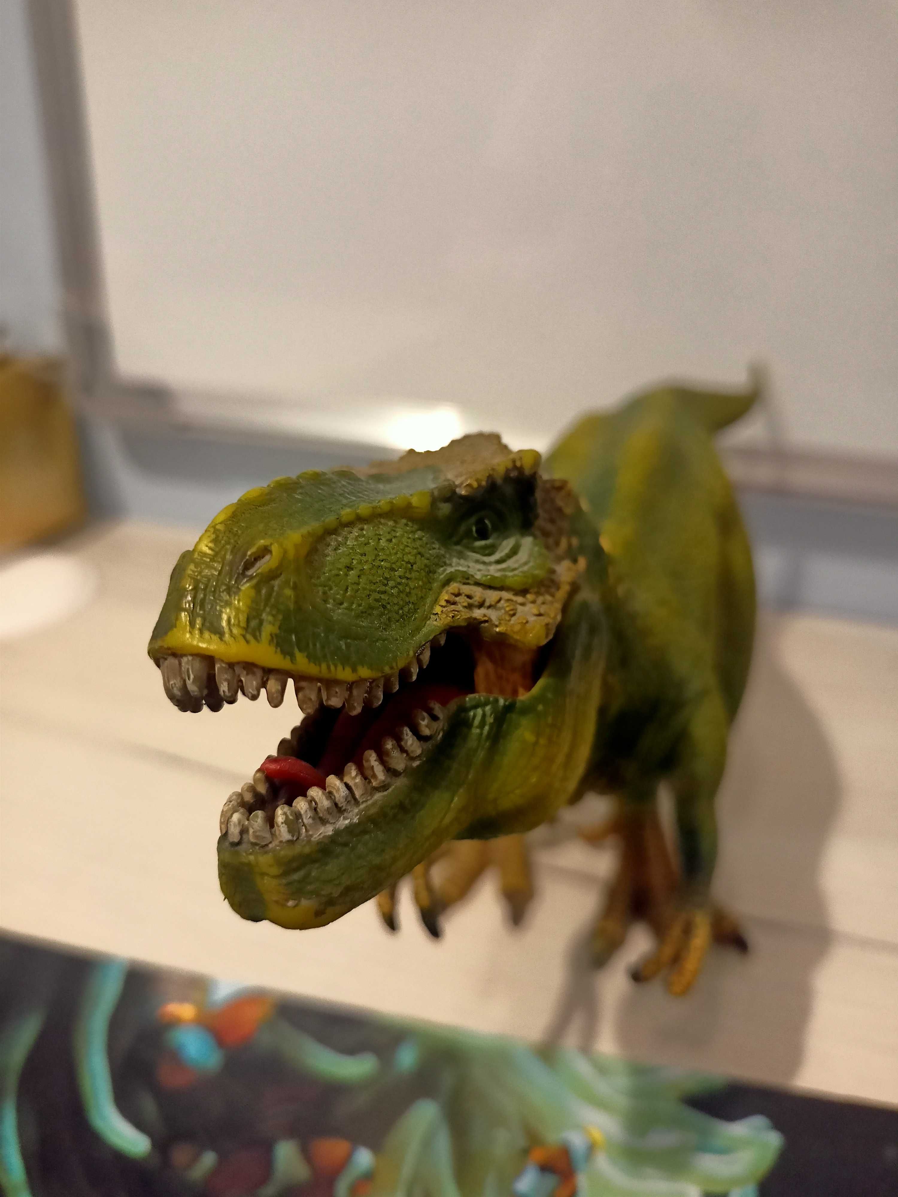 Dinozaur Schleich Tyranozaurus Rex duży zielony