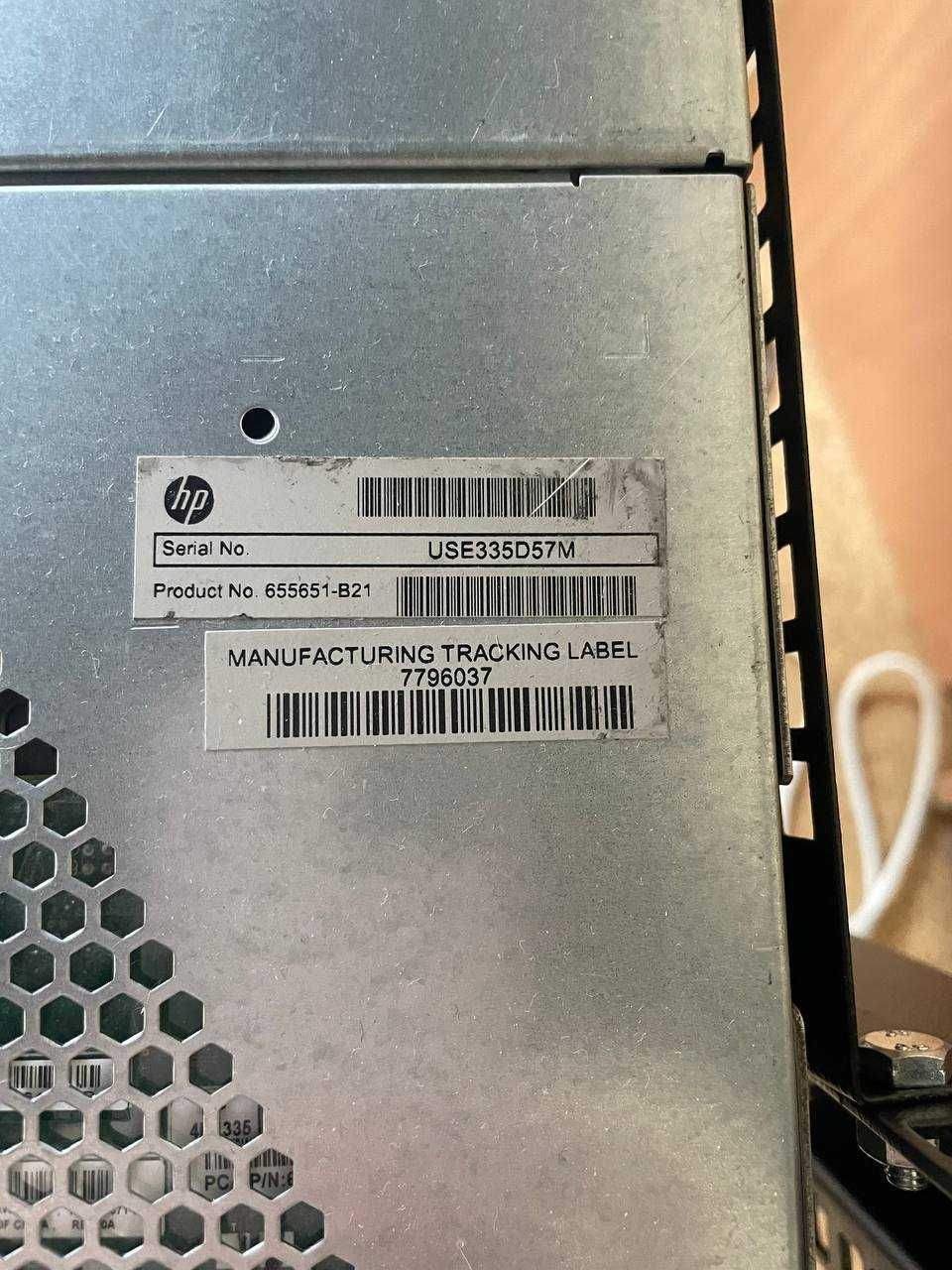 Сервер HP 96Gb, 2CPU Xeon, 2*750W