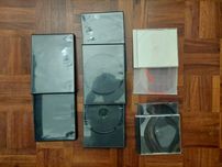 9 caixas CDs ou DVDs